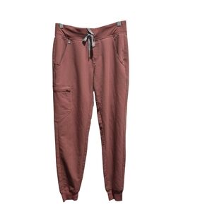Figs Zamora Size XS Maeve Pink Jogger Scrub Bottoms EUC
